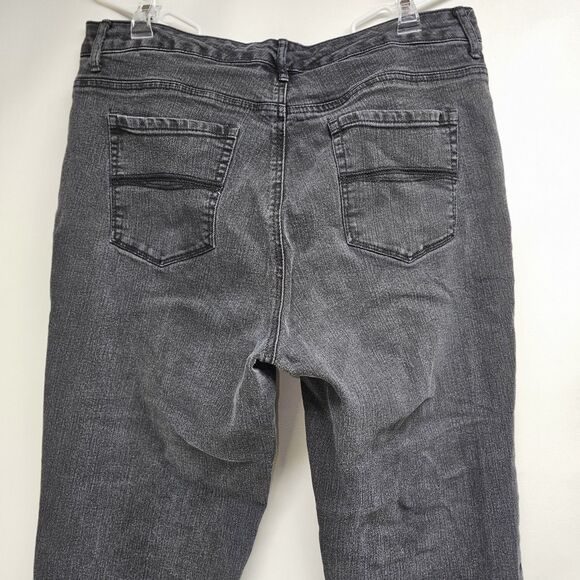 Bandolino Mandie Jeans 16W Dark Wash Straight Leg Made in Indonesia 34x26 - Picture 10 of 16